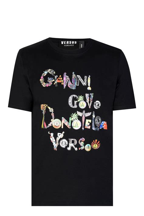 versace t shirt collar|gianni versace t shirt.